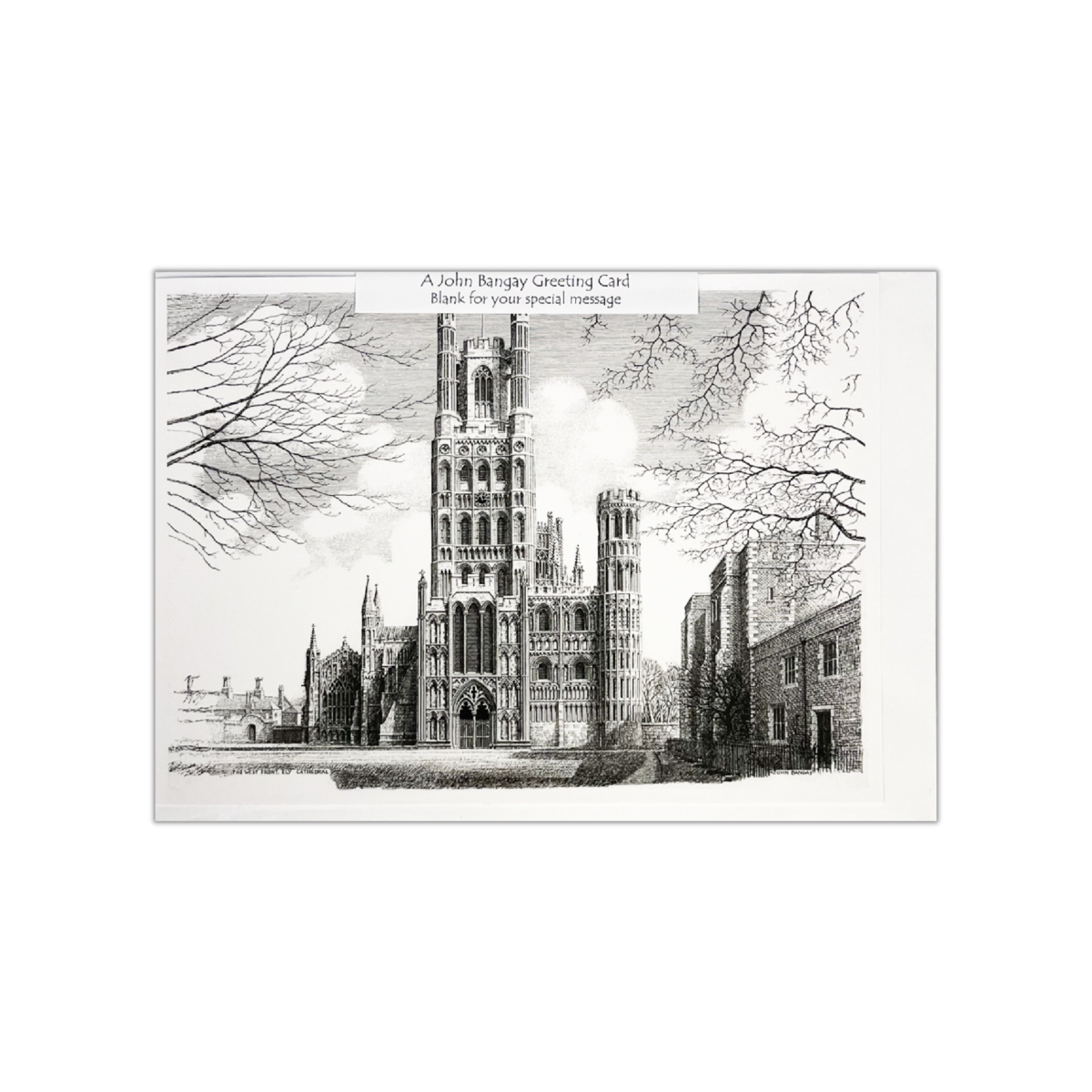 Image of West Front View card by John Bangay