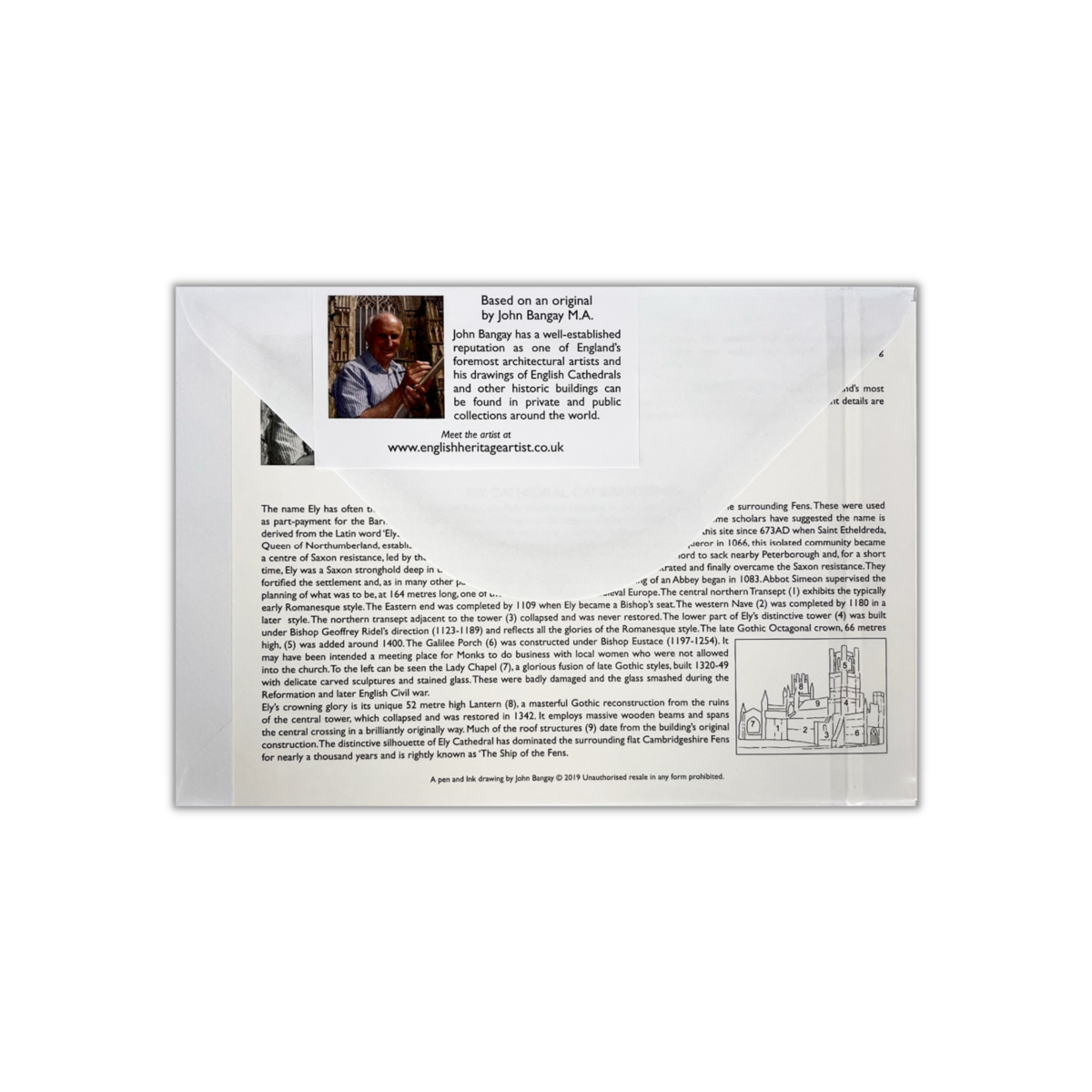 Image of Northwest Front View card by John Bangay
