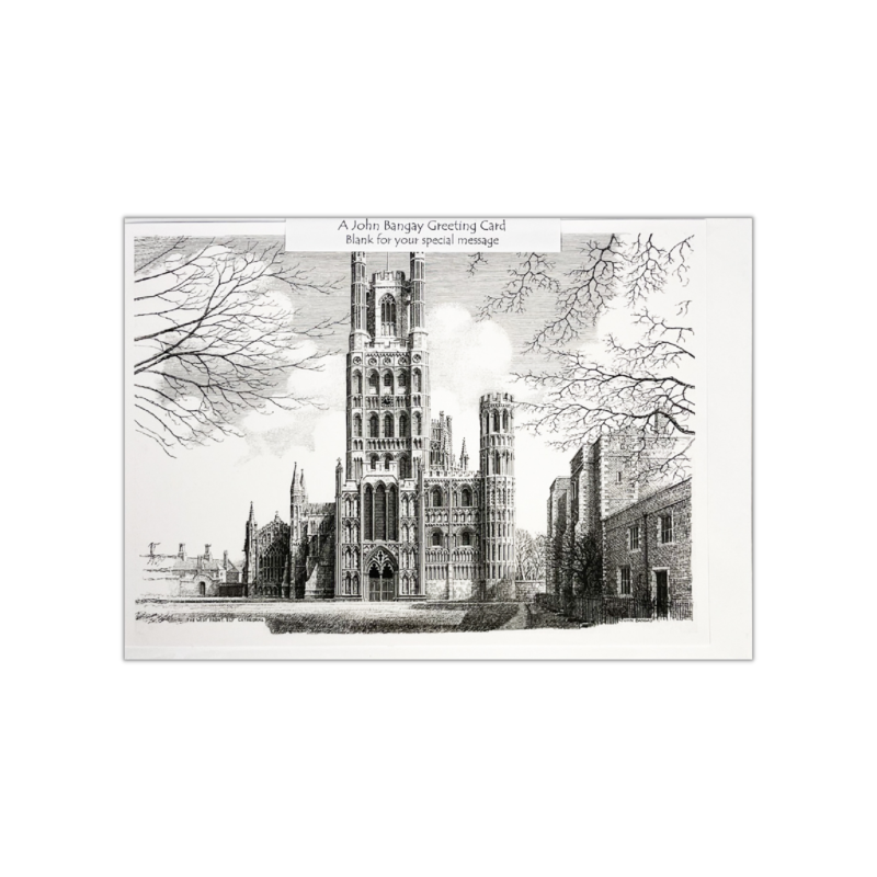 West Front View card by John Bangay