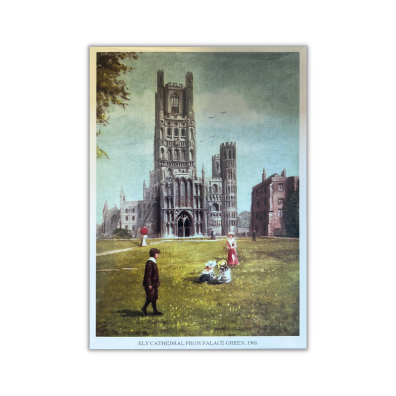 Ely Cathedral from Palace Green, 1905
