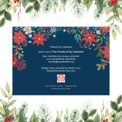 Thumbnail image of Friends Christmas Card (2023) - Festive Ely Cathedral