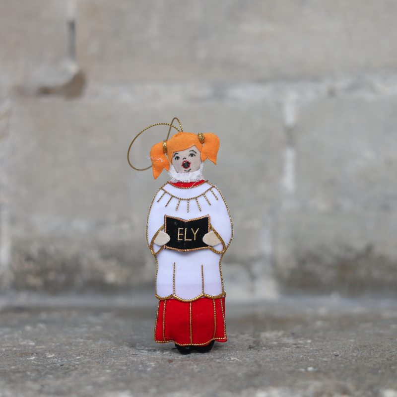 Ely Cathedral Choir Girl Hanging Decoration