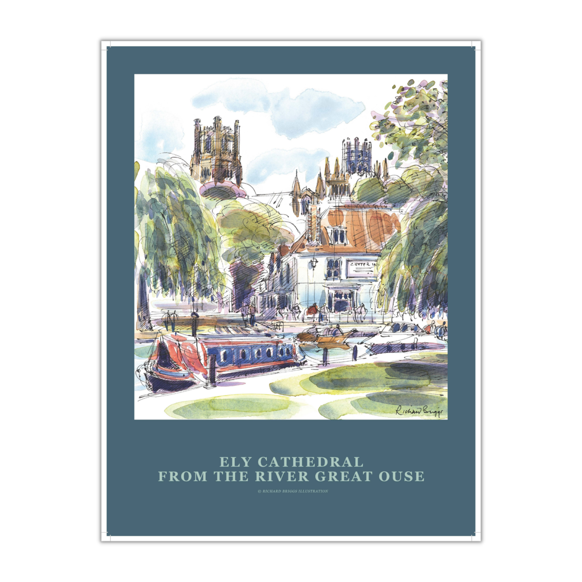 Image of From the River Great Ouse print by Richard Briggs