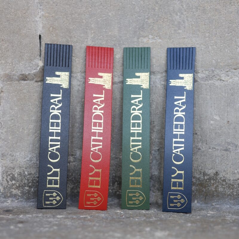 Ely Cathedral Leather Bookmark