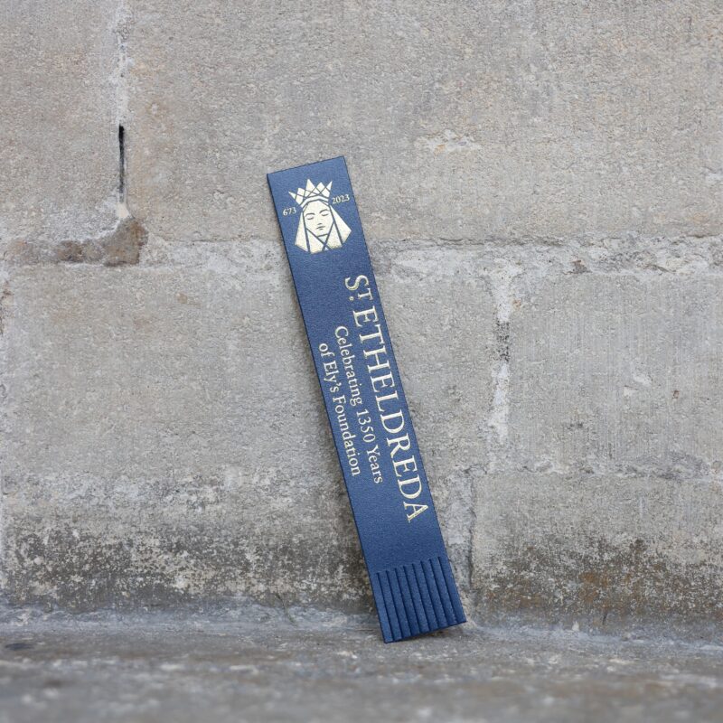 St. Etheldreda Leather Bookmark