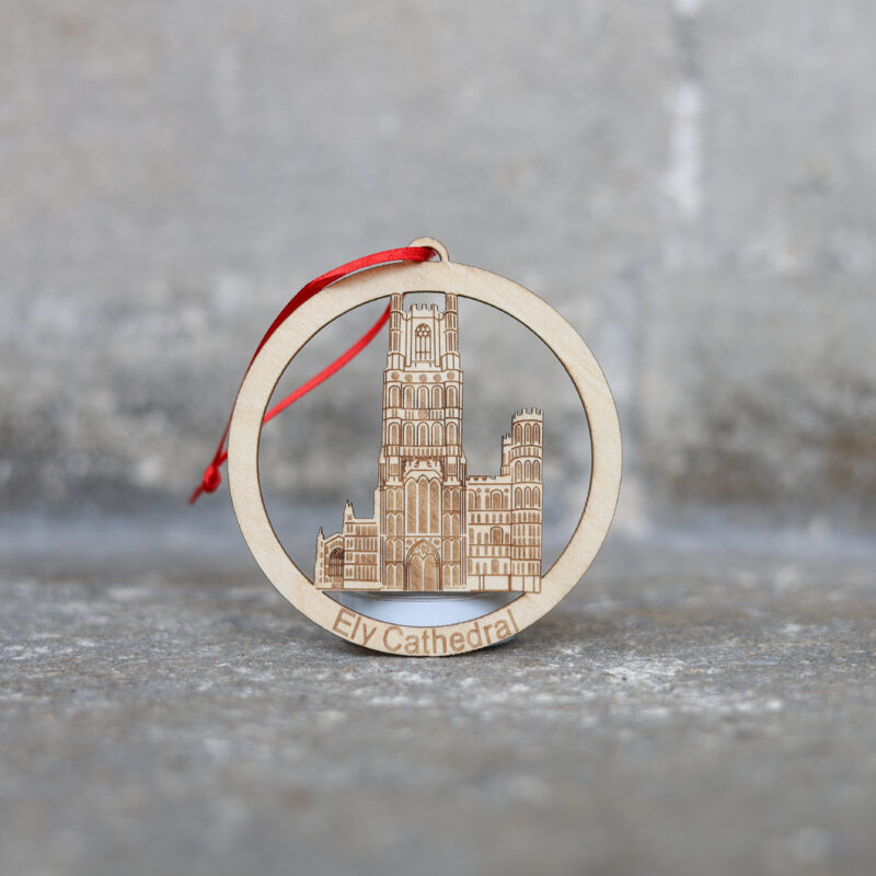 Ely Cathedral Wooden Hanging Decoration