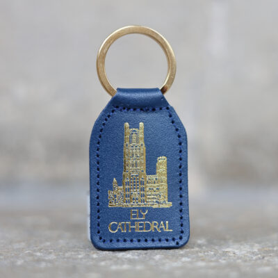 Thumbnail image of Ely Cathedral stitched leather key ring