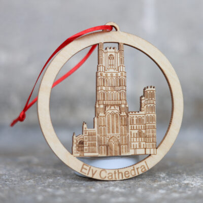 Thumbnail image of Ely Cathedral Wooden Hanging Decoration