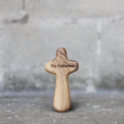 Thumbnail image of Olive Wood Holding Cross